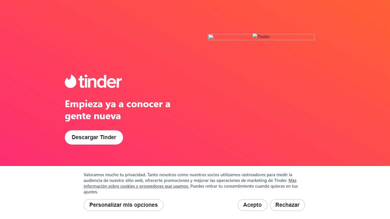 Empieza ya a conocer a gente nueva Tinder